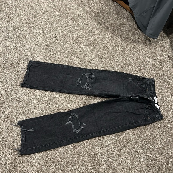 High rise black Zara jeans - Picture 3 of 5
